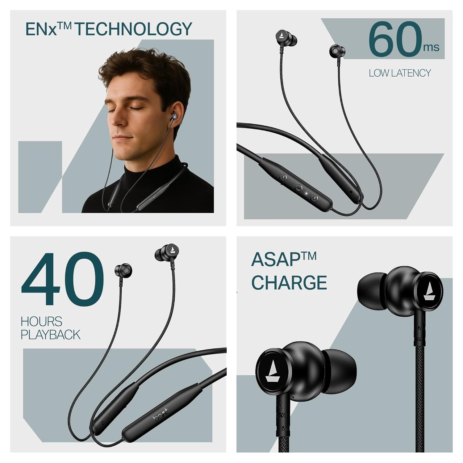 Boat Rockerz 996 Neckband Earphones image 5