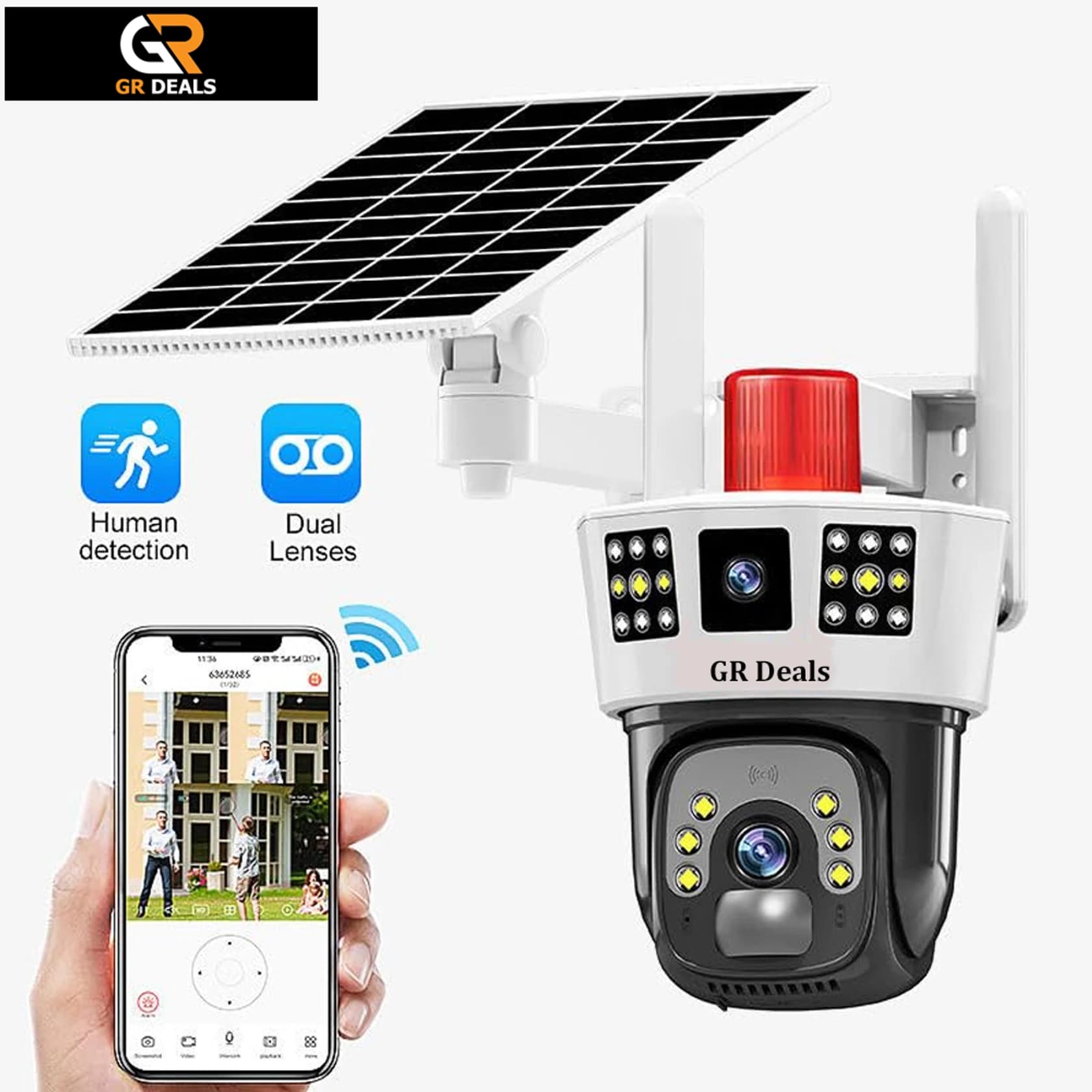 V380 Max 4G Solar CCTV Camera image 2
