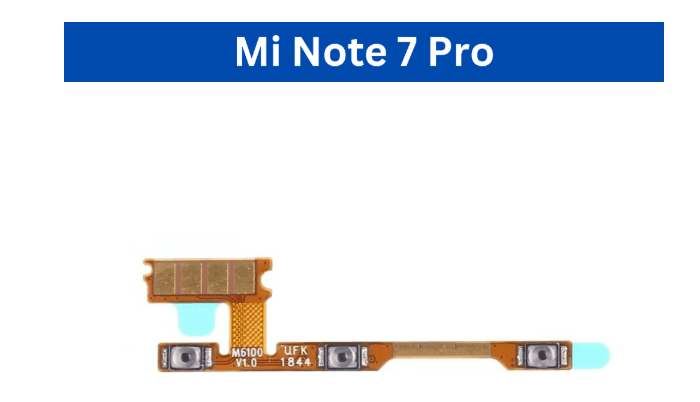 Mi Note 5/Mi Note 5 Pro/Mi Note 6 Pro /Mi Note 7 Pro/Note 8 Power Volume Flex image 1