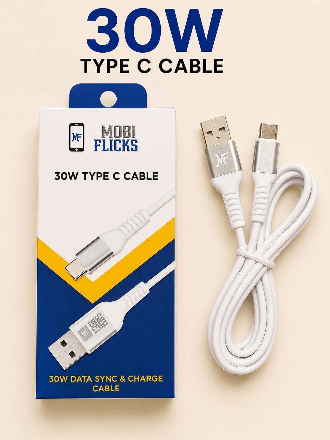 30W Type C Metal Cable