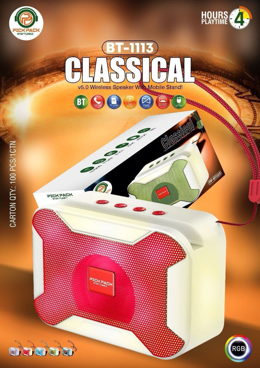 Pickpack BT-1113 "Classical" Wireless Speaker image 1