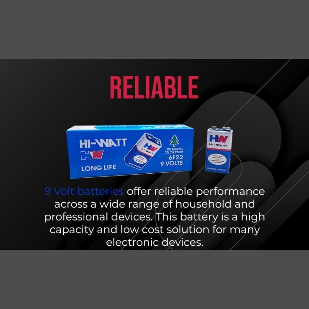 Hi-Watt HW 9V Battery image 5