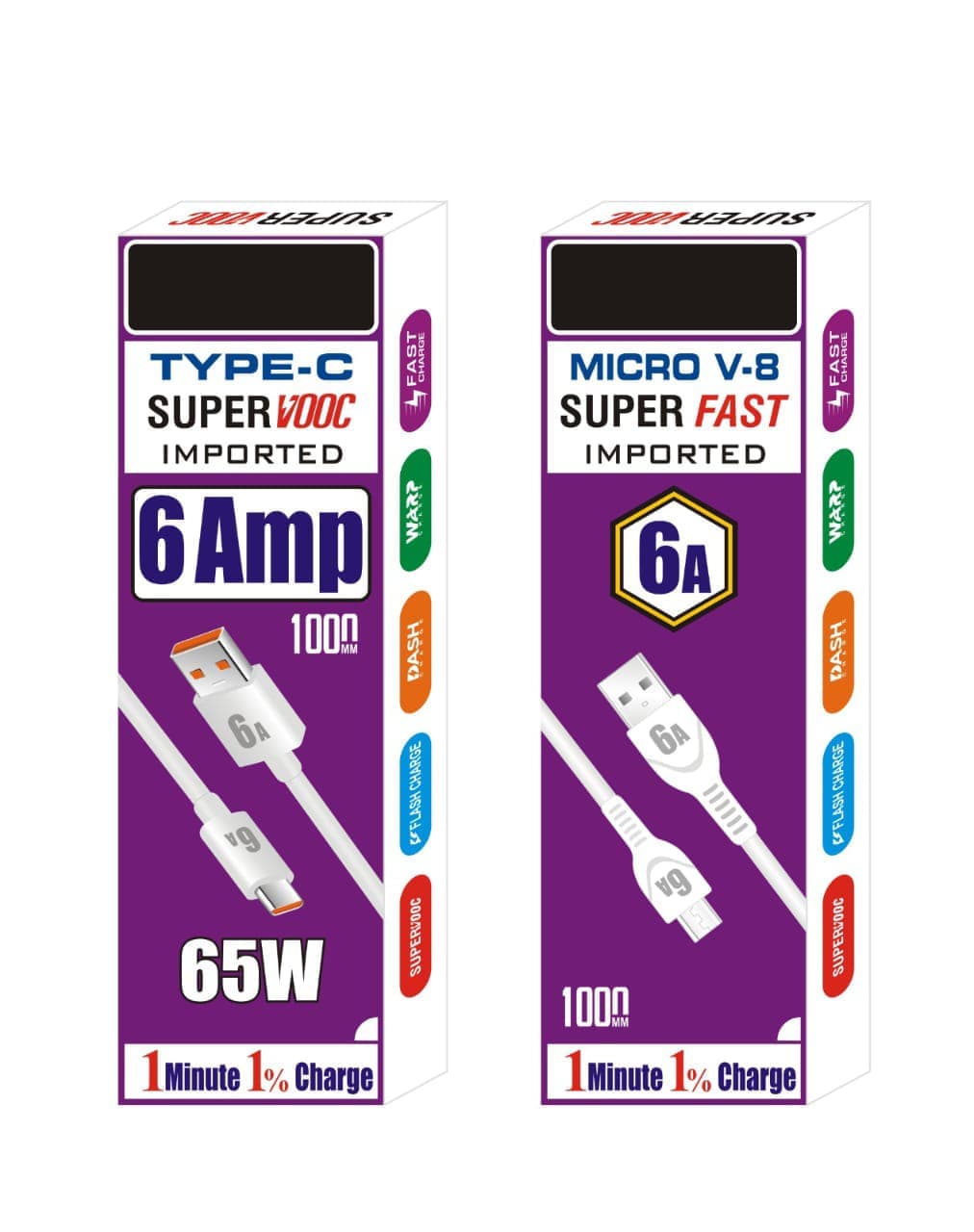 SuperVOOC 65W Type-C Fast Charging Cable, 1 Metre