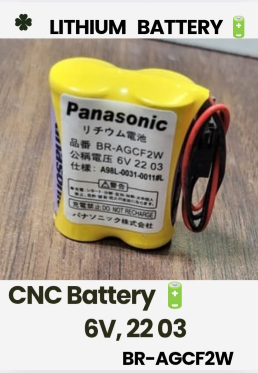 Panasonic BR AGCF2W 6V Lithium Battery image 1