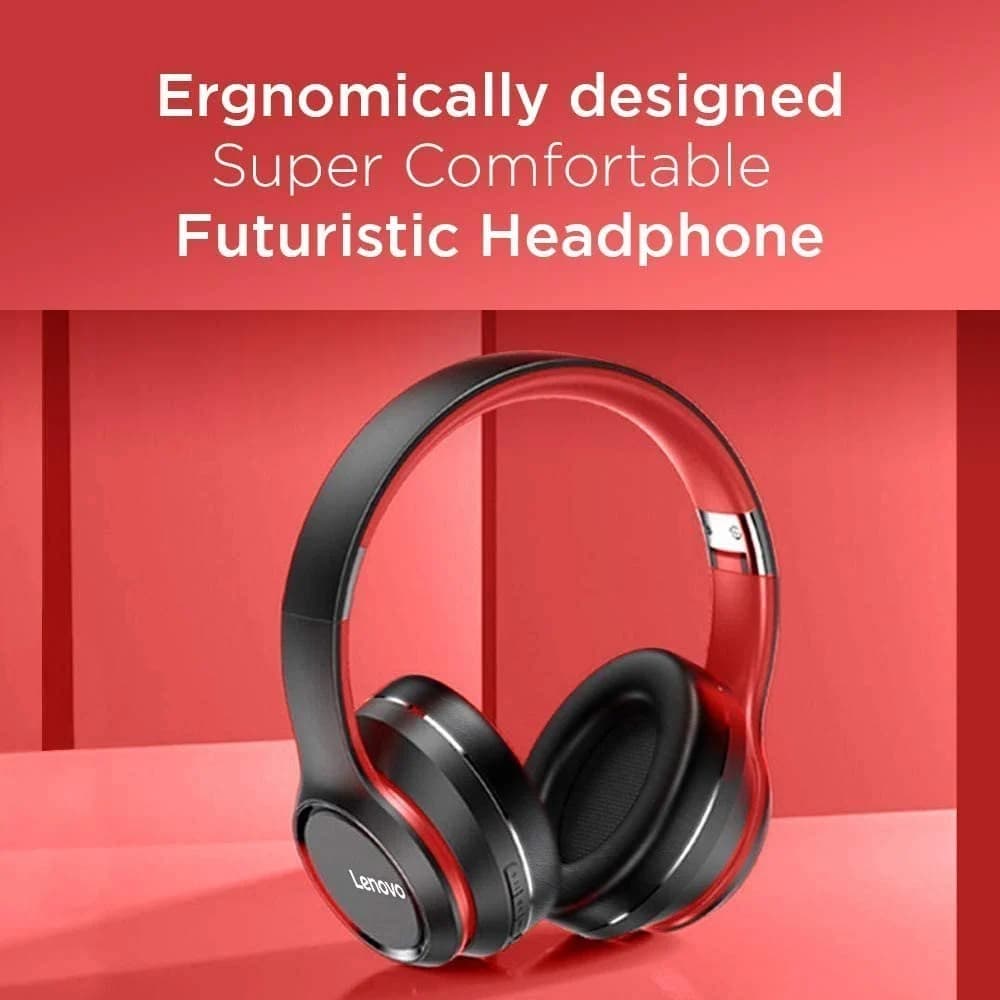 Lenovo HD200 Wireless Bluetooth Headphones with Microphone image 4