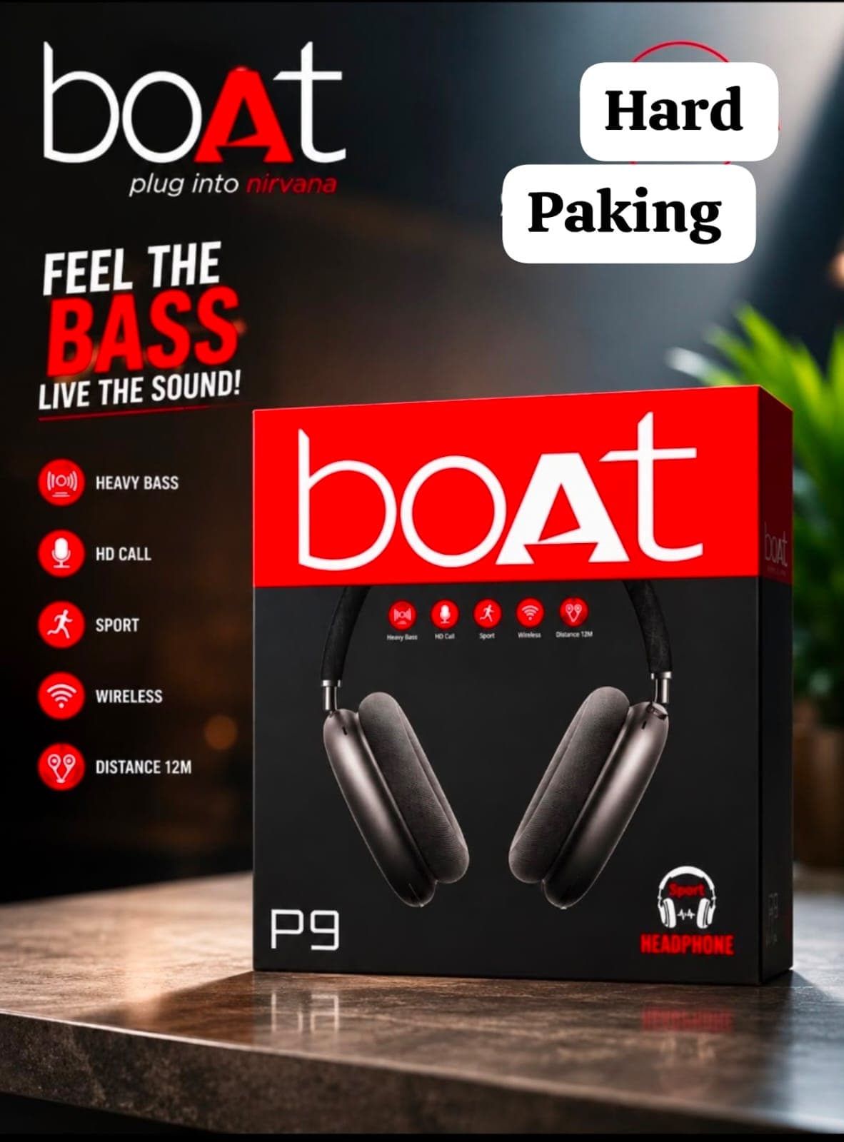 P9 Wireless Bluetooth Headphone image 1