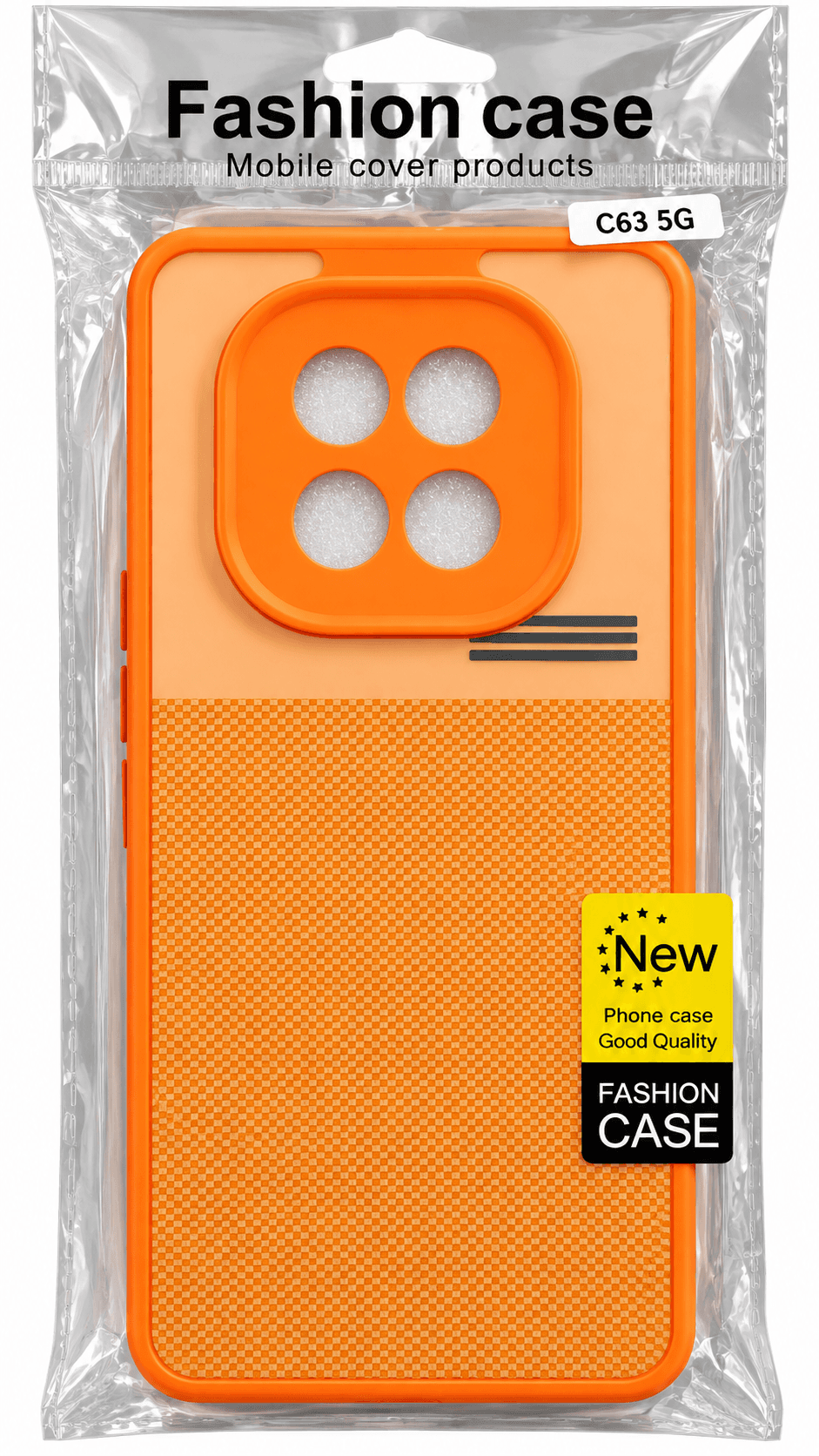Realme C63 5G Orange Fashion Back Cover