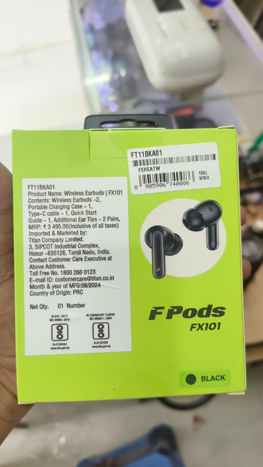 Fastrack FPods FX101 True Wireless Stereo (TWS) Earbuds