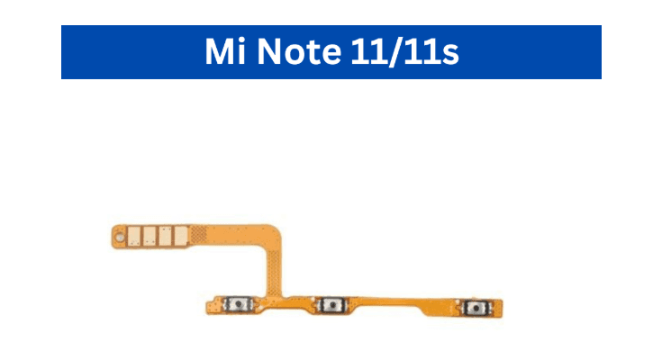 Mi Note 11/11s / Mi Note 11E/Poco M4/ Mi Note 11 Pro/Poco X4 /Mi Note 11T (5G)/K50i  Pro Power Volume Flex