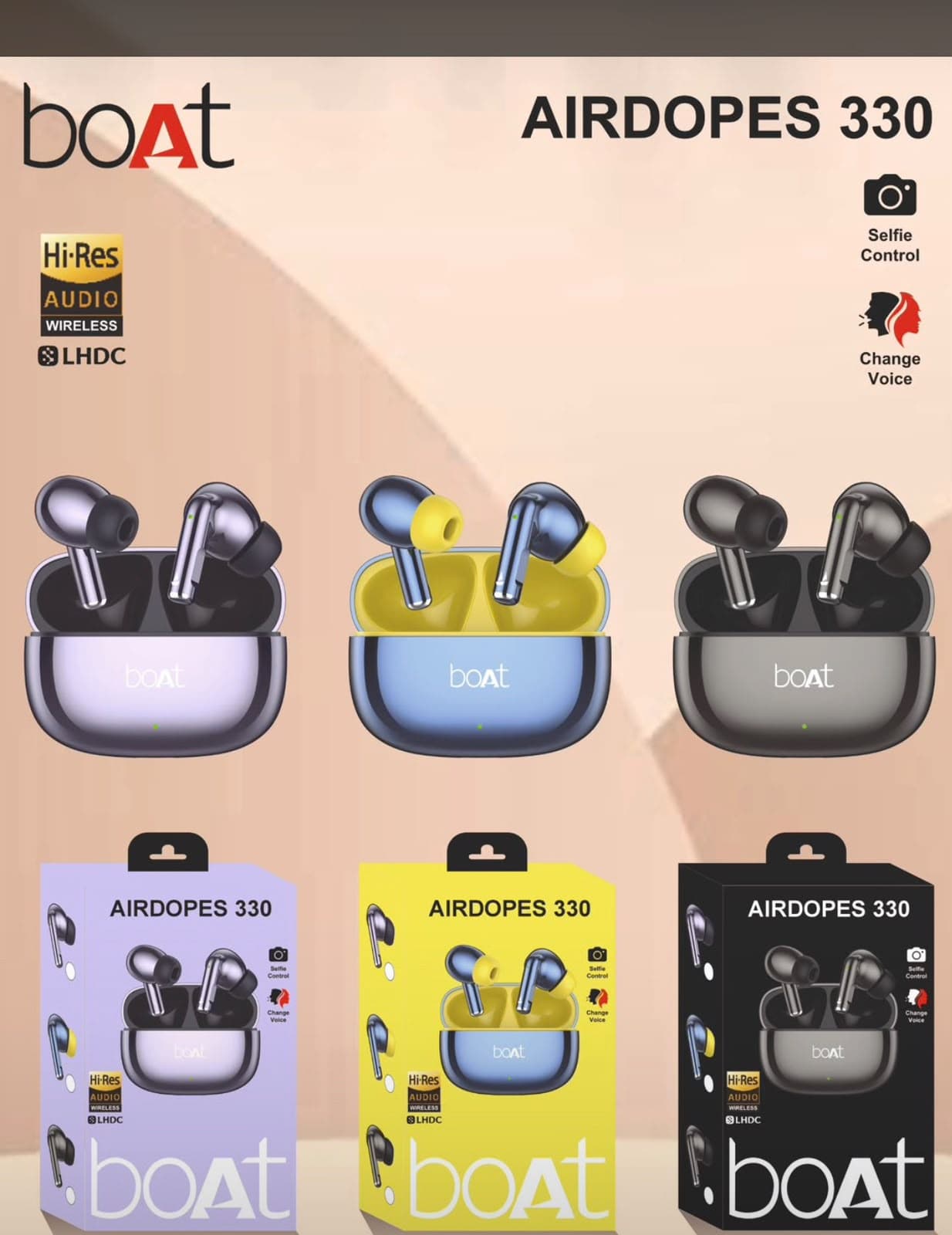 BoAt Airdopes 330 True Wireless Earbuds image 1