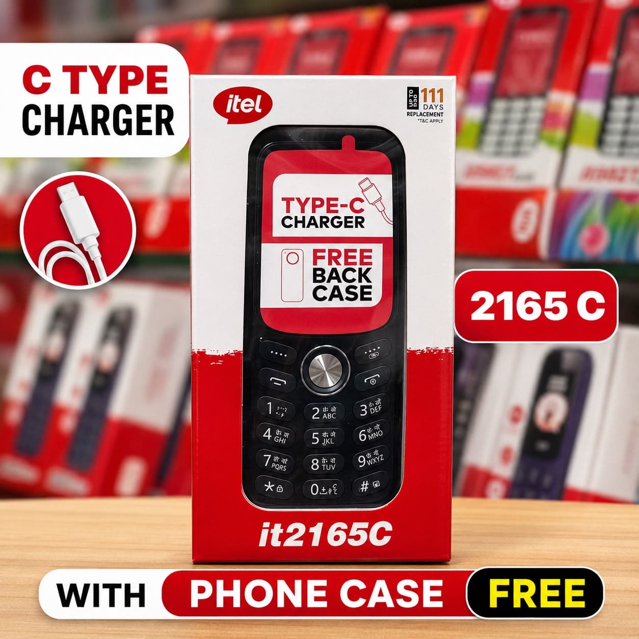 Itel It2165C Keypad Feature Phone