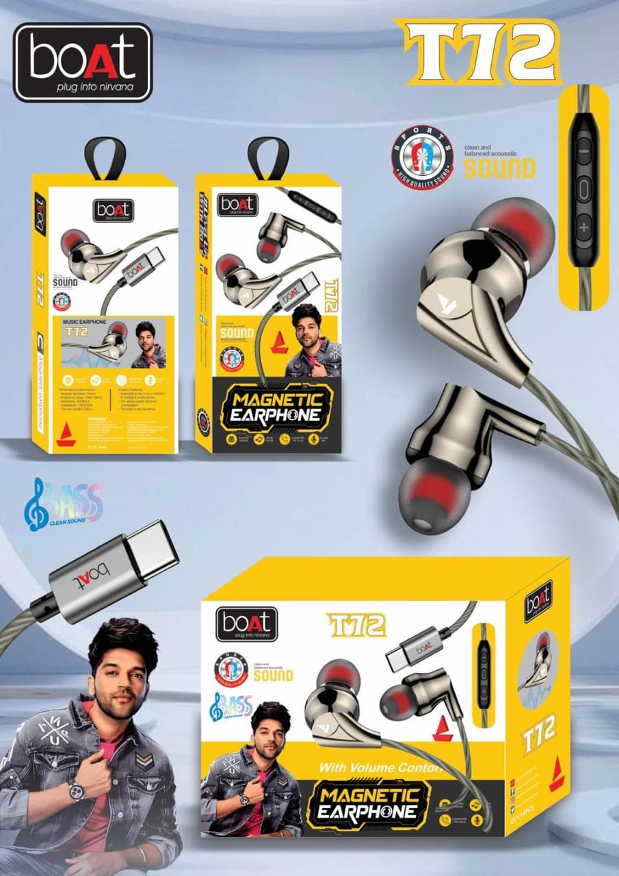 BoAt T72 Magnetic Earphone