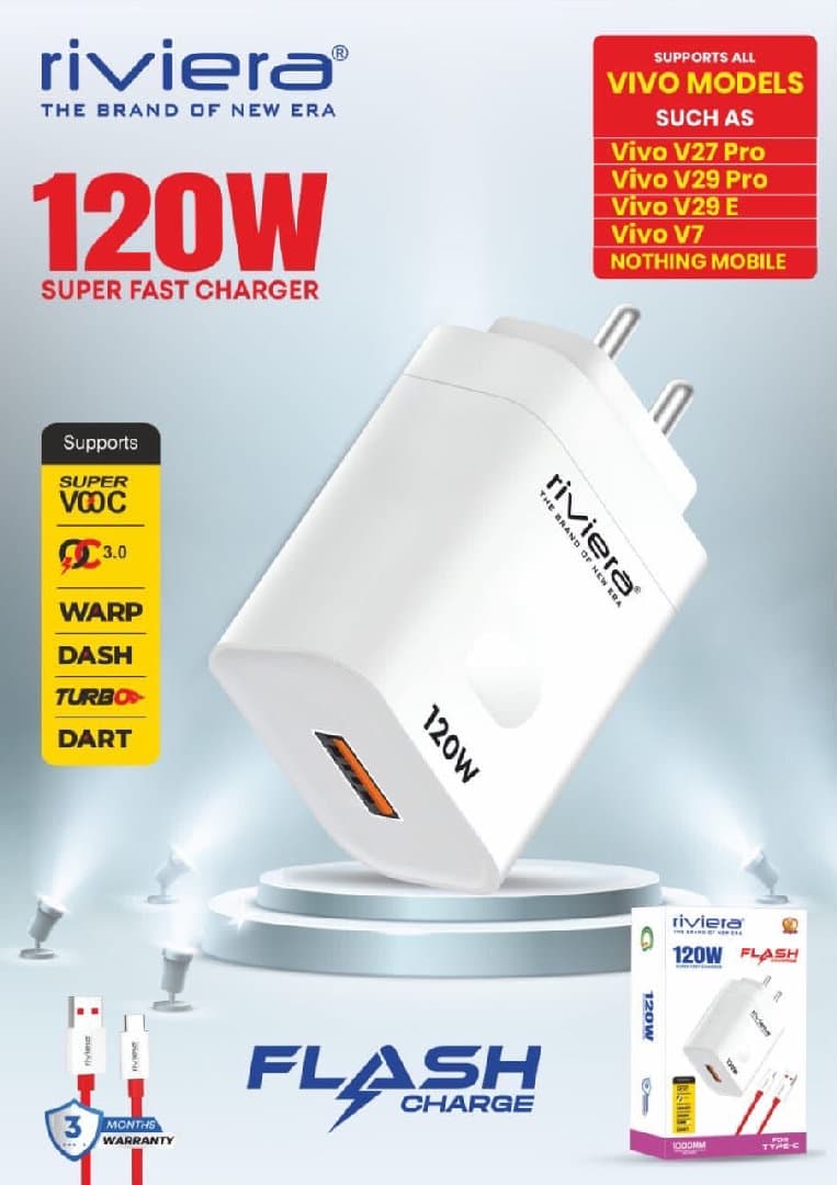 RIVIERA 120W TYPE C CHARGER