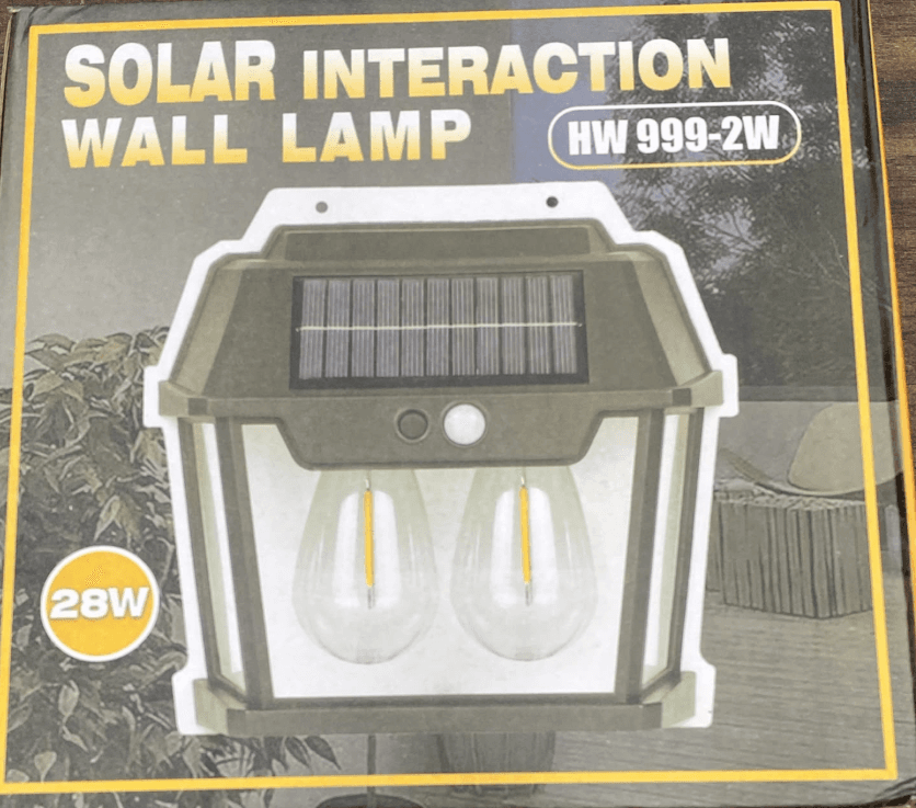 Solar Interaction Wall Lamp HW 999-2W