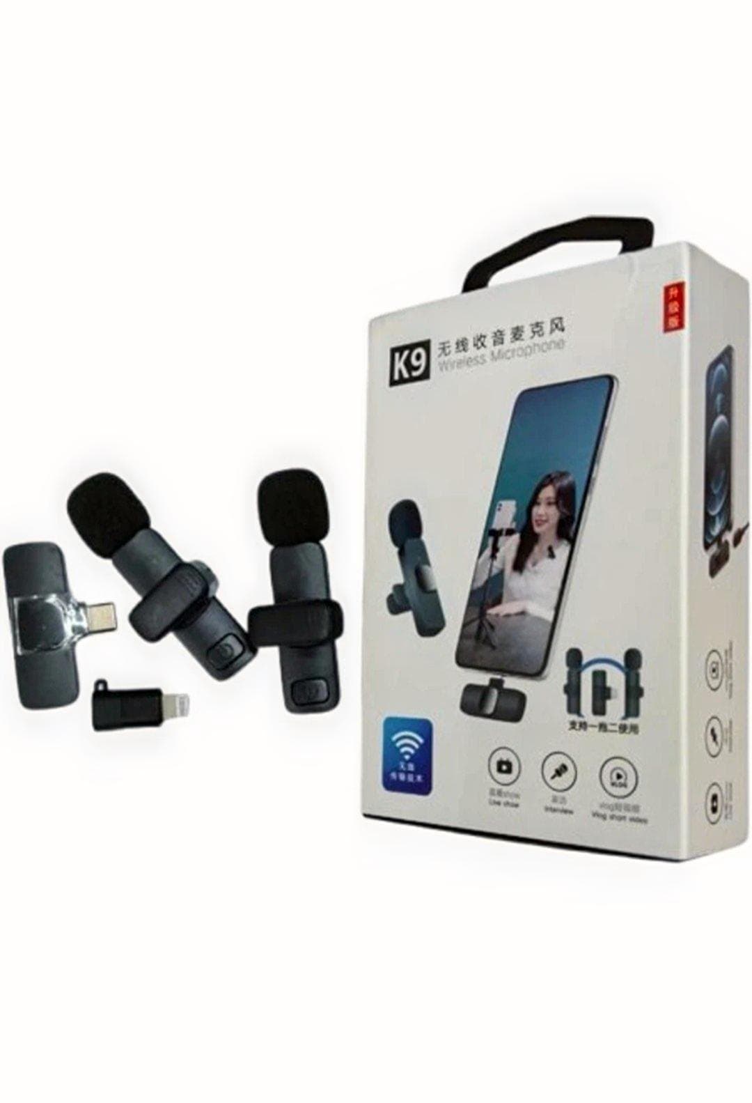 K9 Wireless Microphone Dual Mic