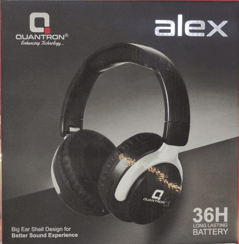 QUANTRON Alex Wireless Bluetooth Headphones – 36H Battery