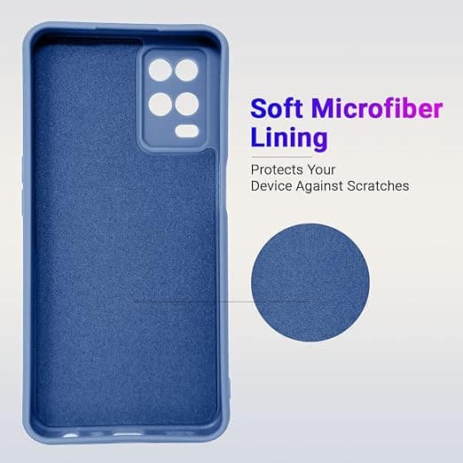 LIRAMARK Silicone Soft Back Cover Case for Oppo A54 4G image 2