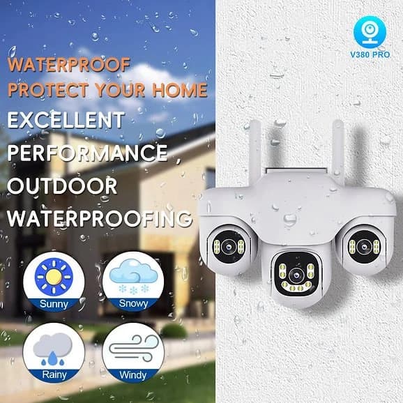 WiFi PTZ Triple Lens Camera image 2