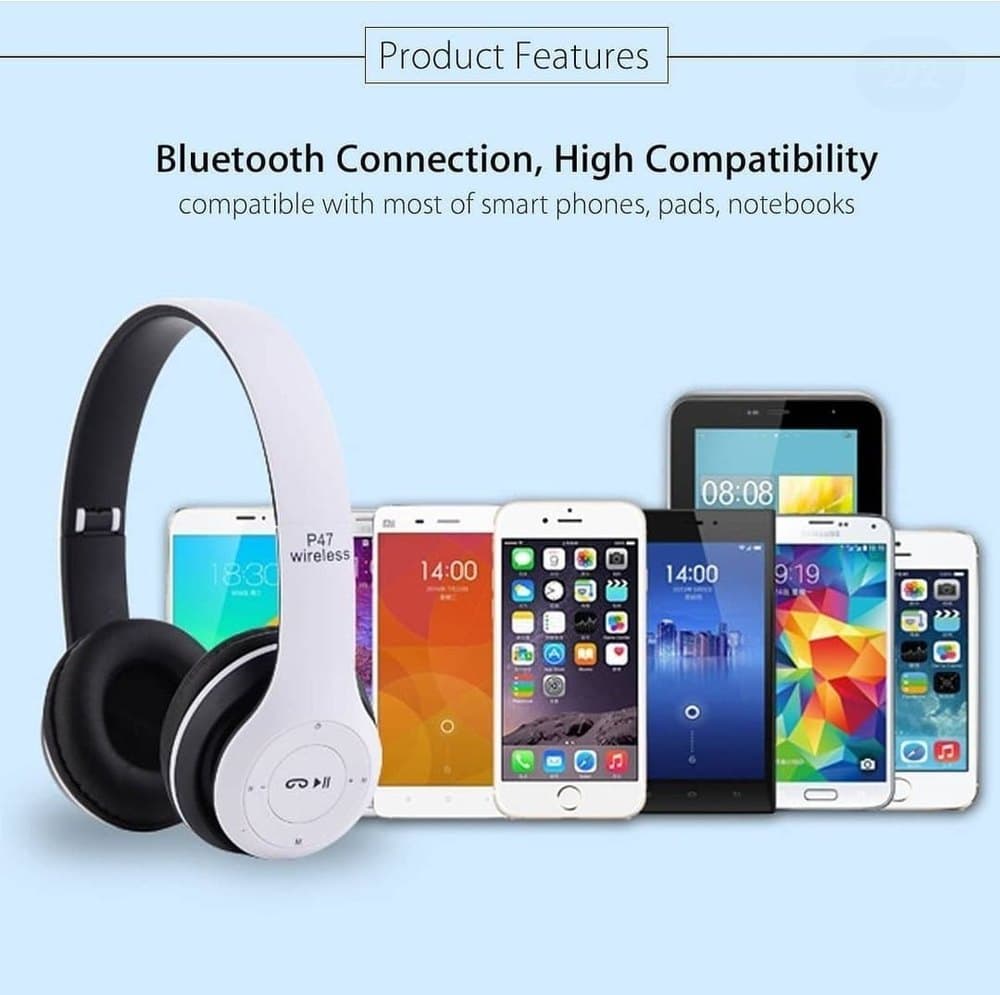 P47 Wireless Bluetooth Headphone image 2