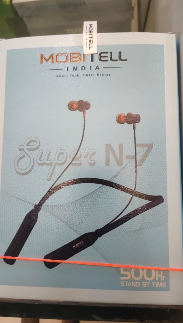 Mobitell Super N-7 Wireless Bluetooth Neckband (Buy 10 Get 1 Free)