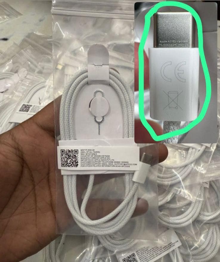 Apple 60W USB-C Charge Cable (1m)