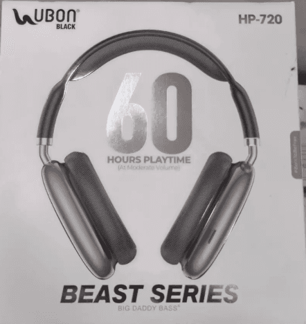 Ubon Black HP-720 Beast Series Headphones