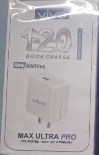 Vivo Max Ultra Pro 120w Quick Charge Power Adapter