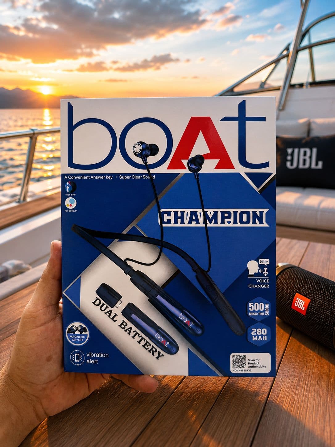 Boat Rockerz Champion Dual Battery Wireless Neckband