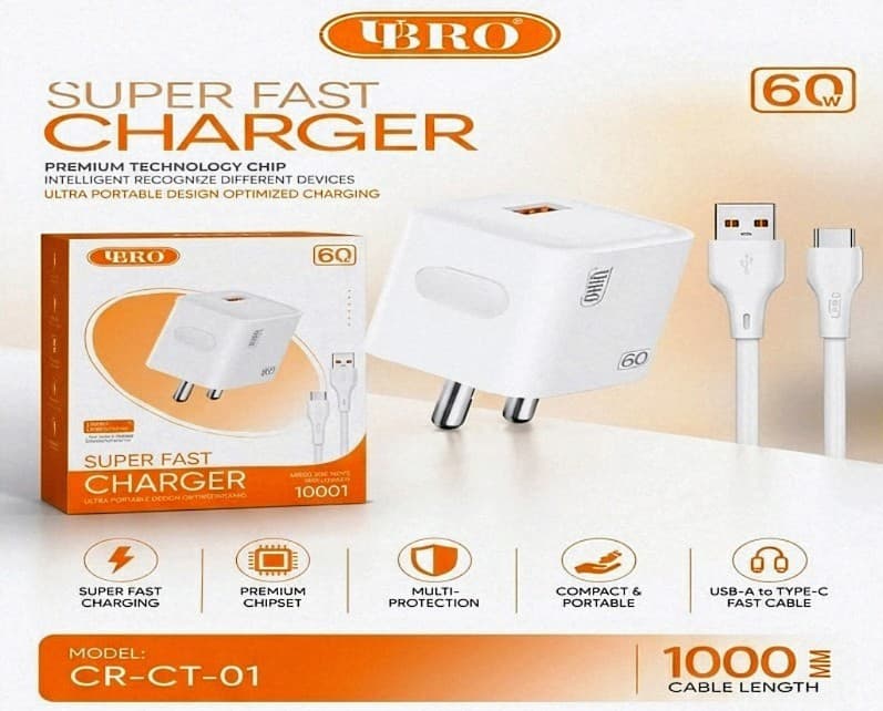 UBRO Super Fast Charger 60W image 1