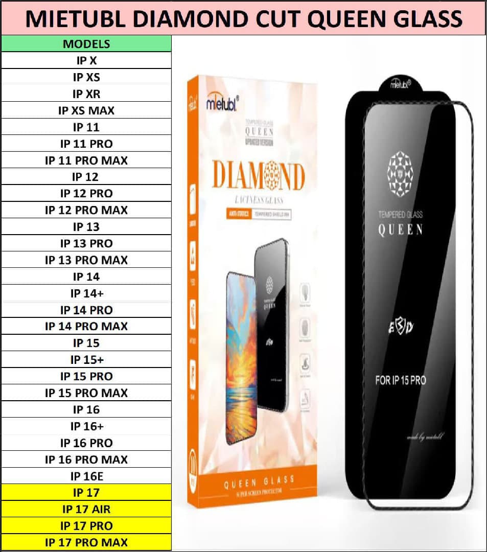 MITBUL DIAMOND CUT QUEEN GLASS
