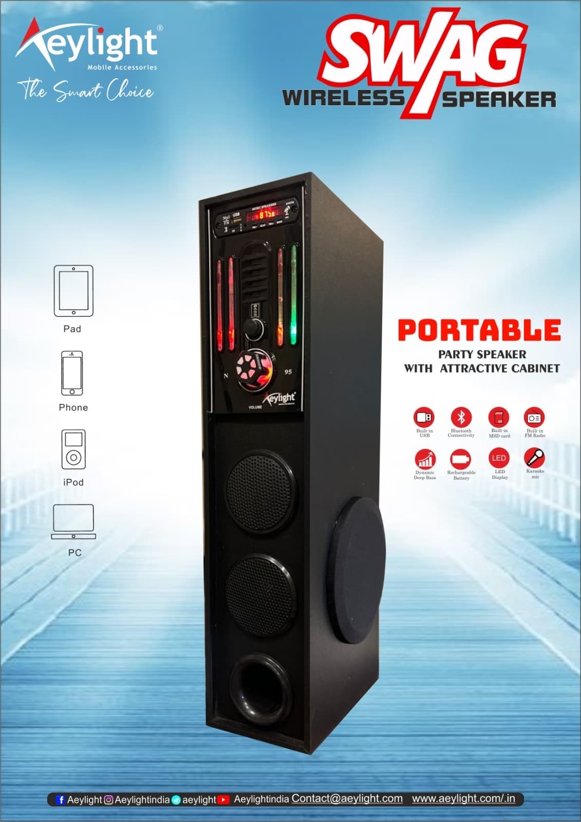 Eylight SWAG Portable Party Speaker image 1