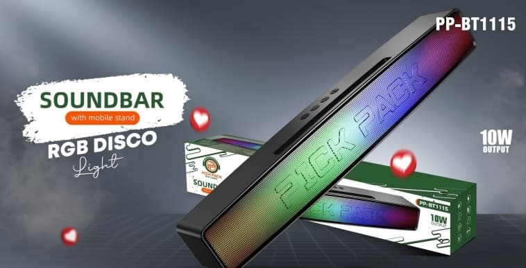 PP-BT1115 Wireless RGB Disco Sound bar image 3