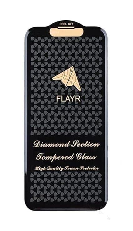 FLAYR Borderless 2.5D Curved Tempered Glass Screen Protector for iPhone