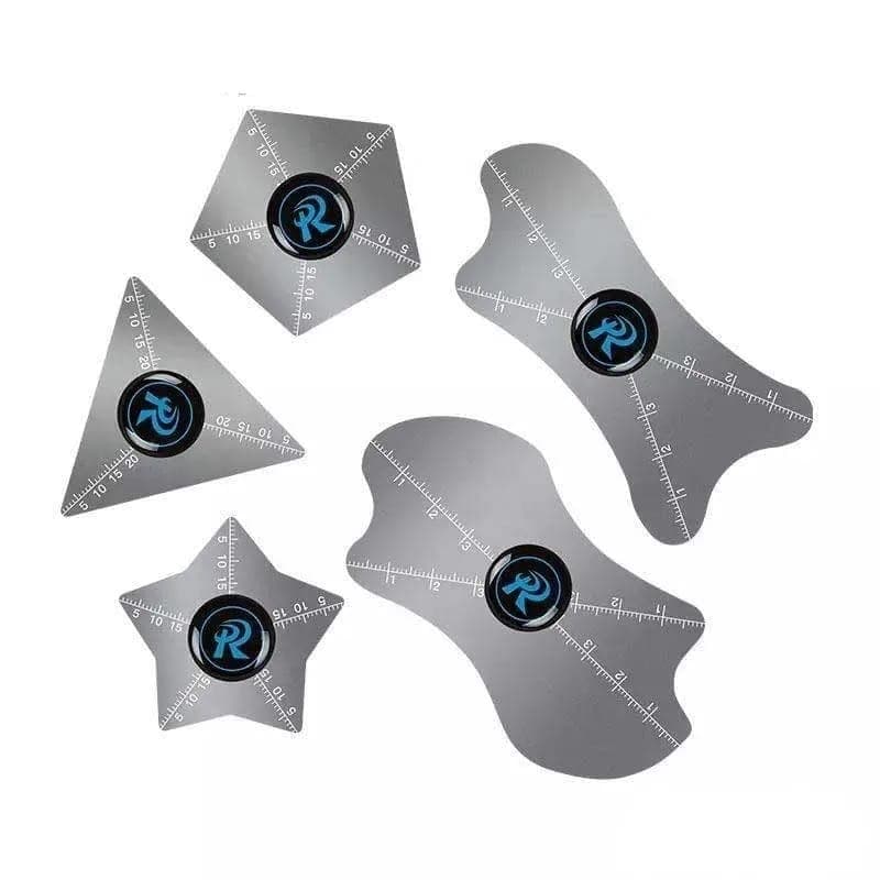 R Metal Soldering Positioning Templates 5 Piece Set image 1