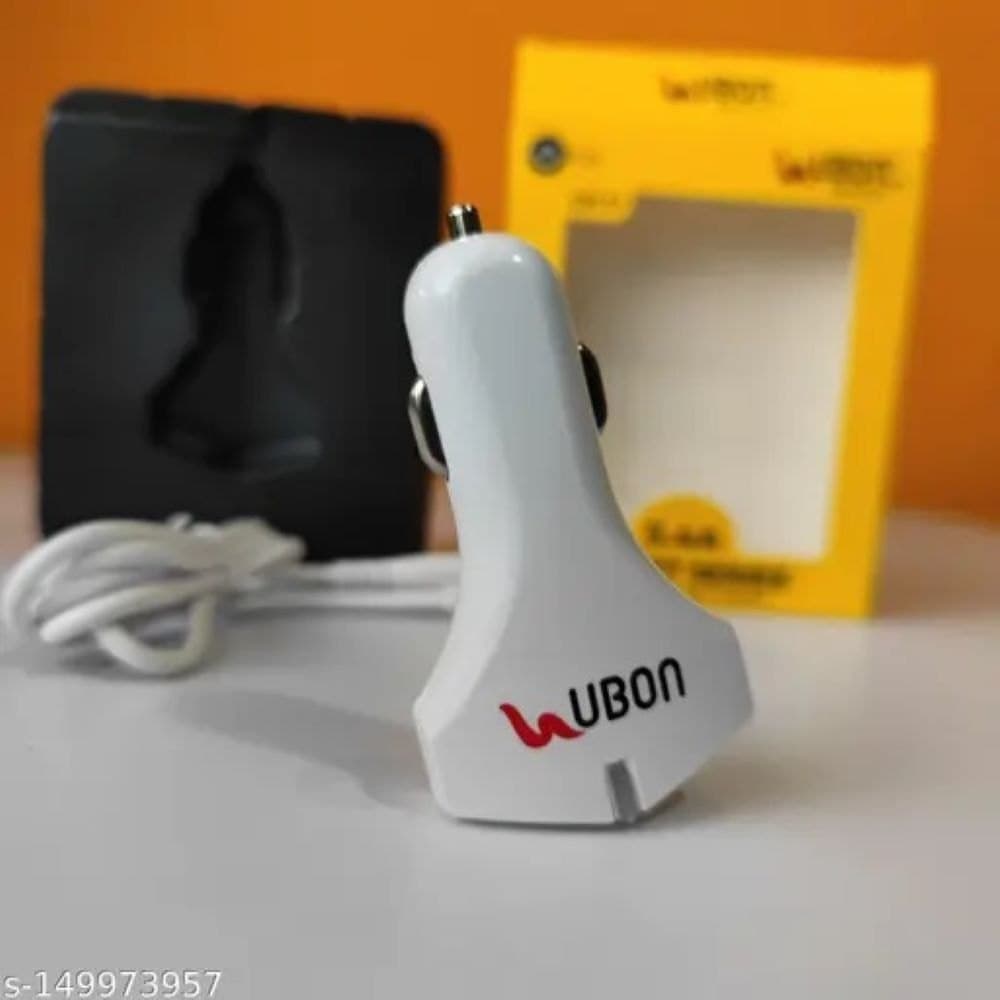 UBON Black CH 71 Rocket Series 20W Dual USB Car Charger