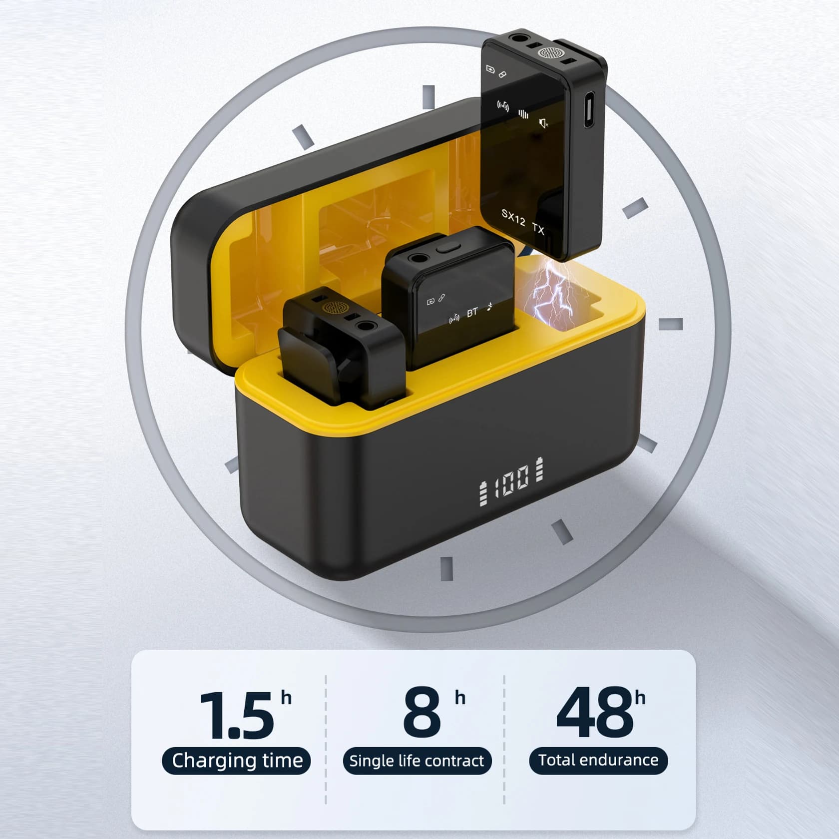 Digitek 2 in 1 Wireless Microphone