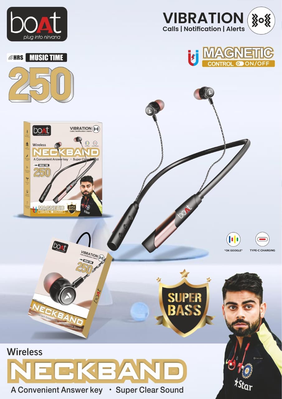 BoAt Wireless Neckband 250 image 1