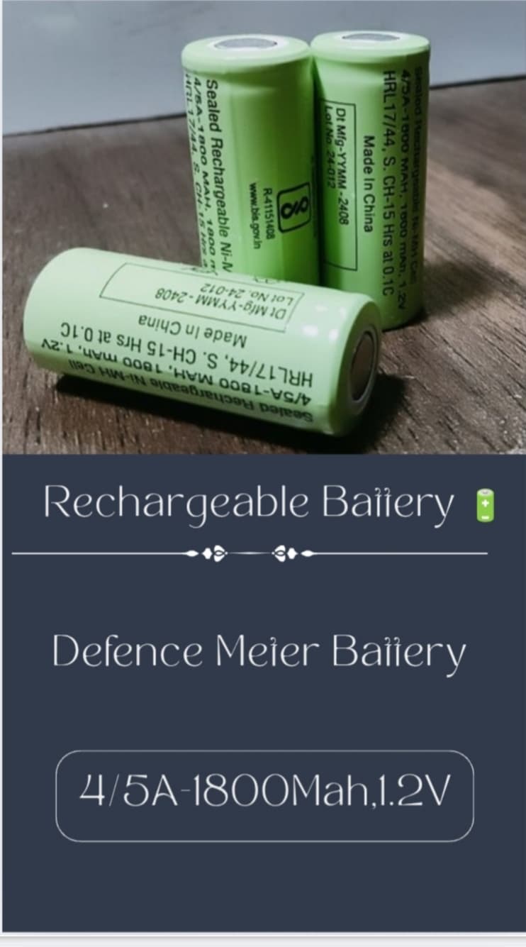 Defence Meter 4/5A 1800mAh, 1.2V battery