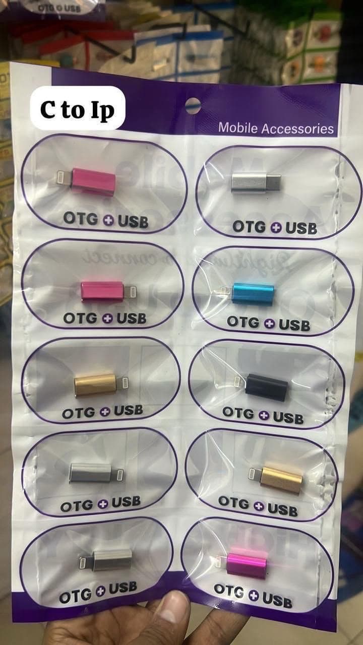 USB Type-C Female to Lightning Male OTG Adapter