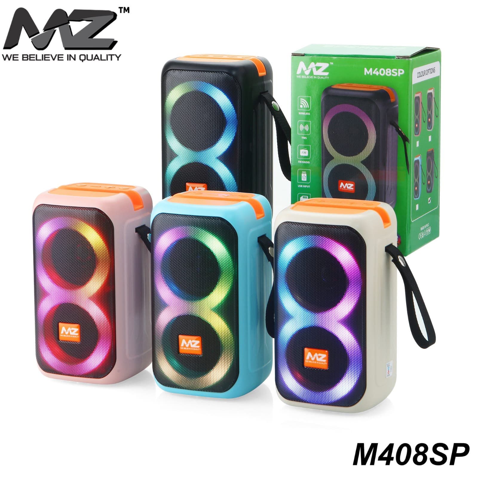 MZ M408SP Portable Bluetooth Speaker