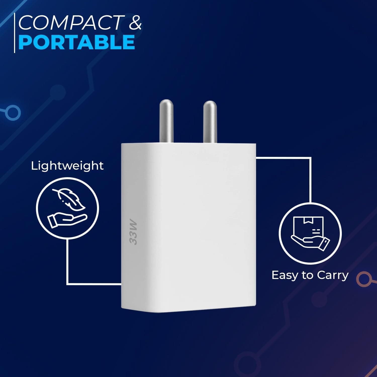 33W fast charging and high double USB charger image 4