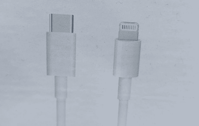 USB Type-C To Iphone  Lightning Cable (1 Meter)