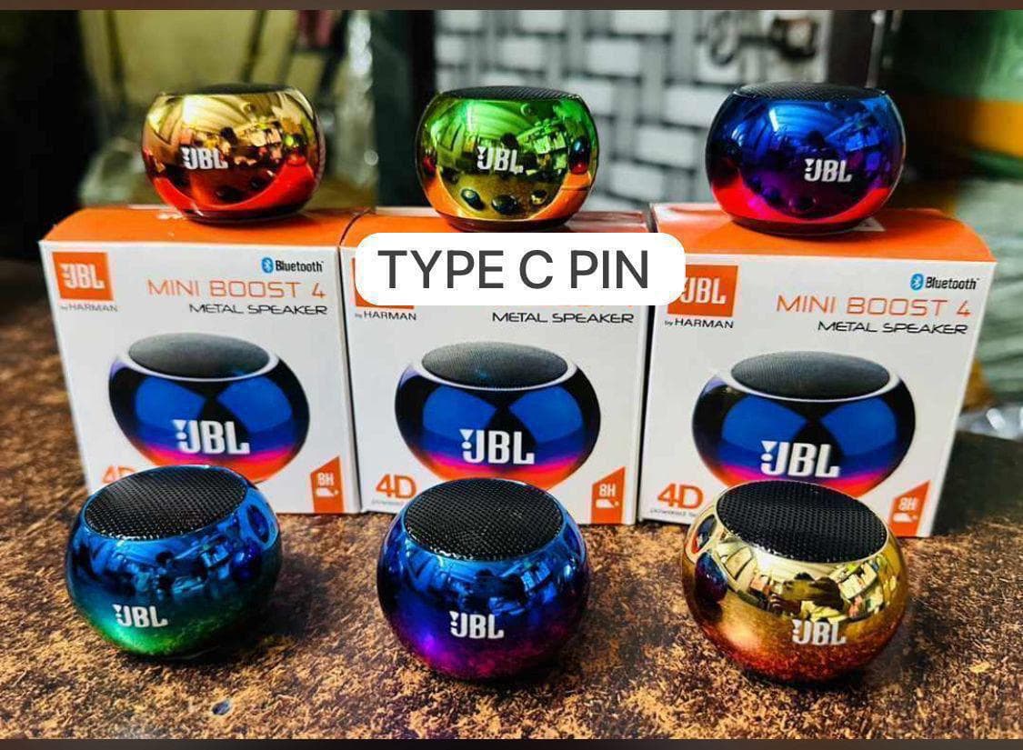 JBL Mini Boost 4 Metal Bluetooth Speaker