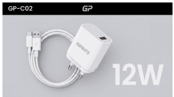GOPARTS 2.4A Single USB Wall Charger With Type C Cable image 3