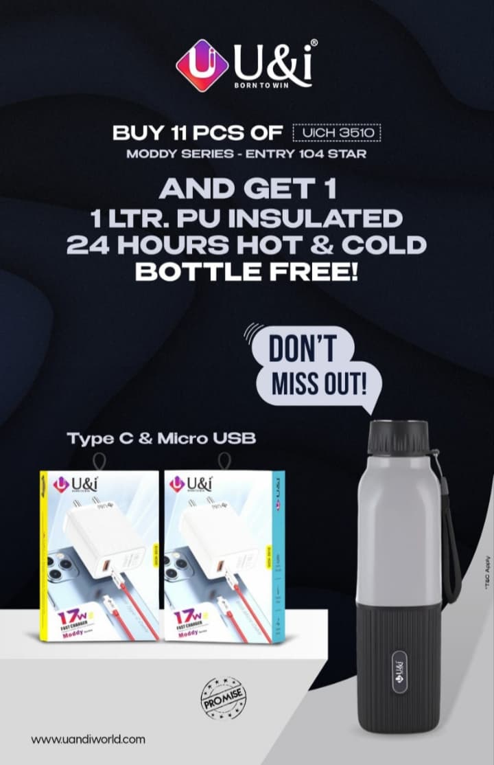 U&i Moddy Series Entry 104 Star 17W Type-C Charger