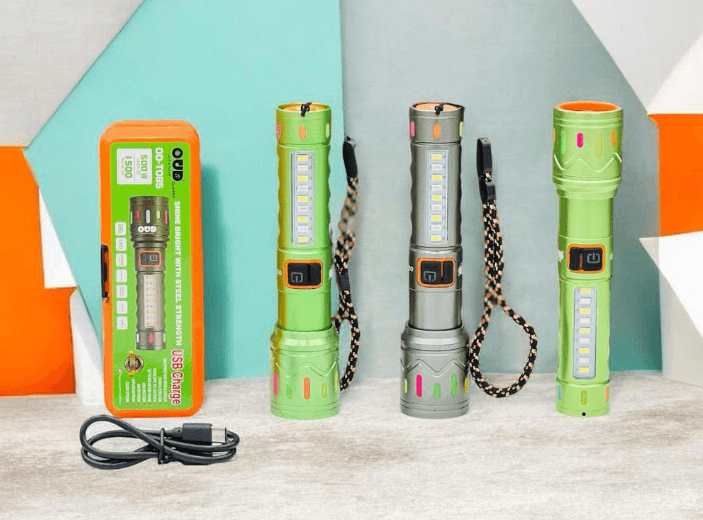 OUD OD-T085 Rechargeable LED Flashlight image 1