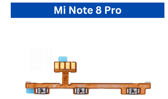 Mi Note 8 Pro/ Mi Note 9 /Mi Note 9 Pro/Pro Maxx / Mi Y1 Power Volume Flex image 1