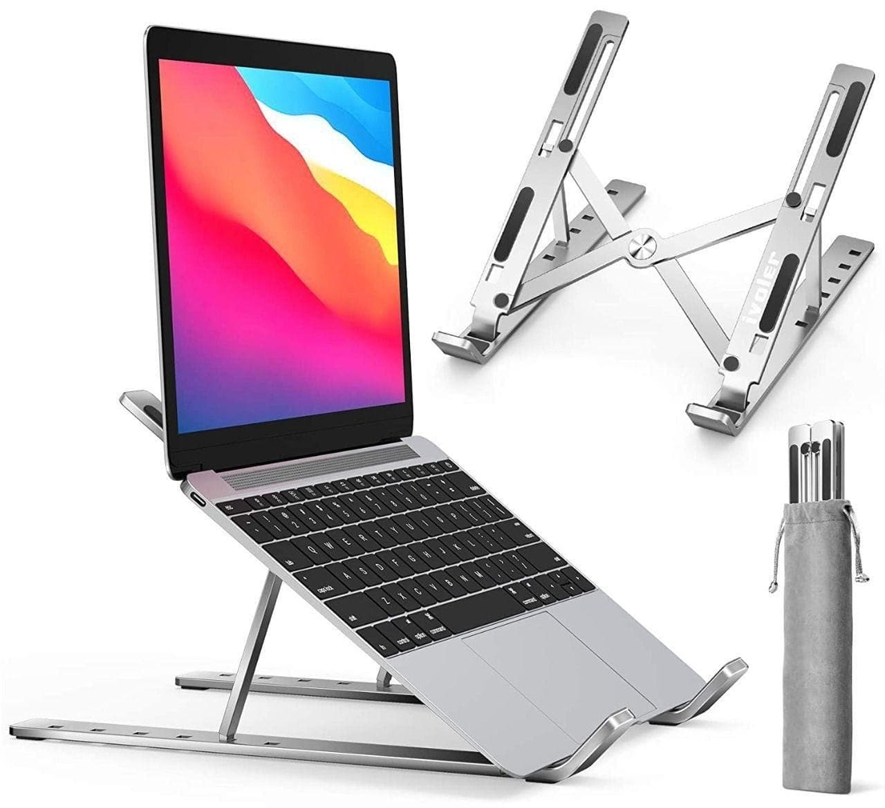 IVoler Ergonomic Adjustable Aluminum Laptop Stand image 1