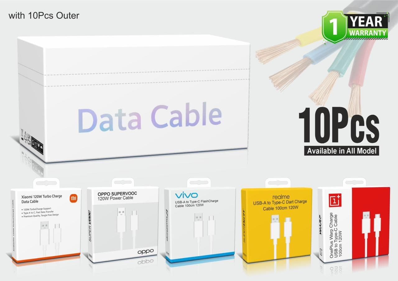 120W USB-A To USB-C Fast Charging Data Cable
