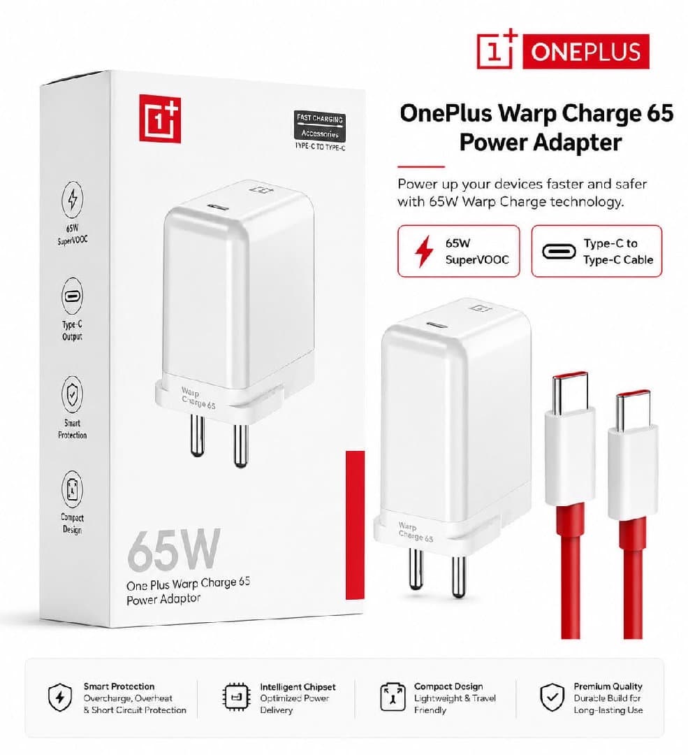 ONEPLUS 65W Charger Important Quality